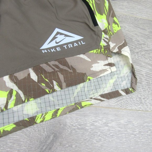 Nike Flex Stride Trail 5" Running Shorts Men's Size Large Olive NEW - Picture 3 of 13